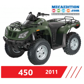 quad arctic cat 450 revue technique 2011