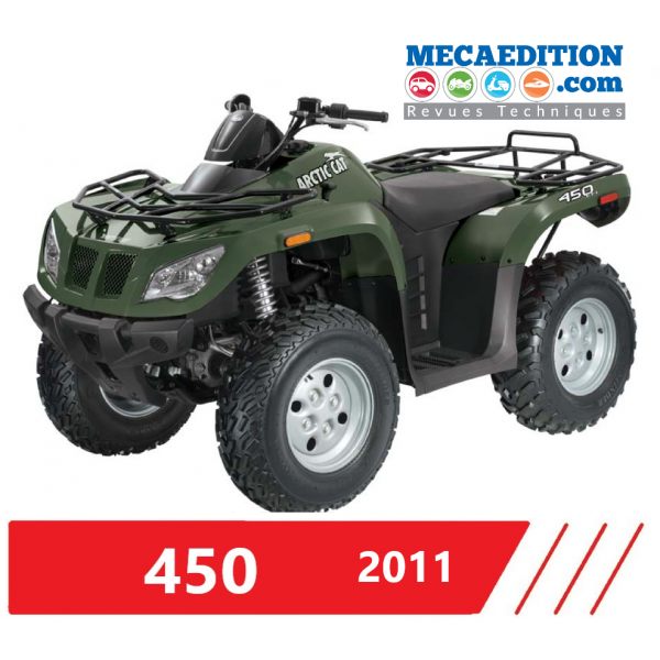 quad arctic cat 450 revue technique 2011