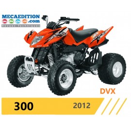 quad arctic cat 300 dvx revue technique 2012