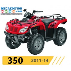 quad arctic cat 350 revue technique 2011 à 2014