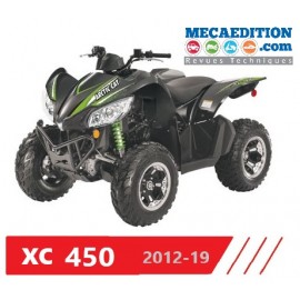 quad arctic cat xc 450i revue technique 2012 à 2019